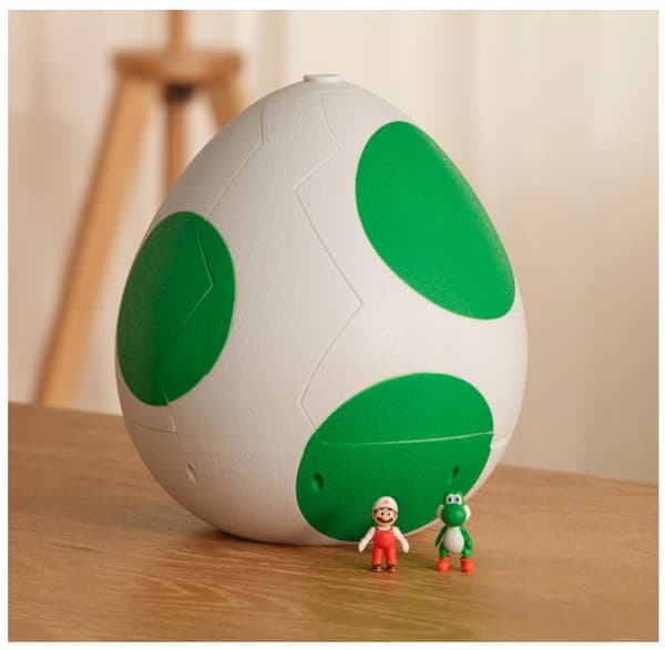 SUPER MARIO GALAXY YOSHI EGG TOY PLAYSET – INTERACTIVE SET, 23 CM