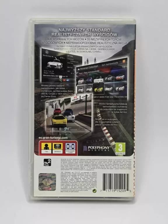 PSP GAME: GRAN TURISMO – THE REAL DRIVING SIMULATOR