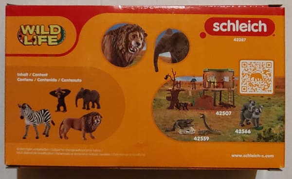 SCHLEICH 42387 – WILD ANIMALS