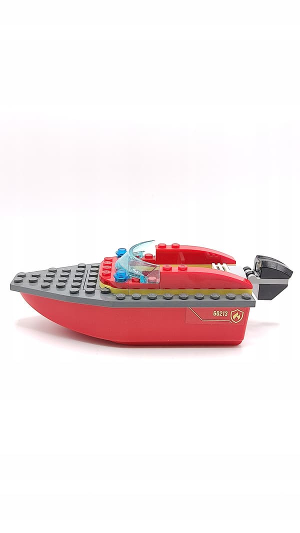 Lego bricks: boat, motorboat, rescue boat