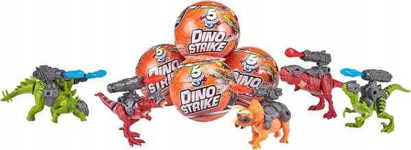 2 DINOSTRIKE Surprise Balls: Battling Dinosaurs