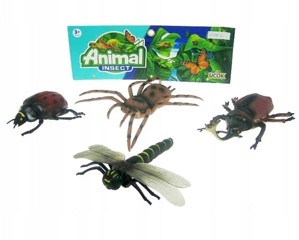 Insects, 20 cm, set of 4