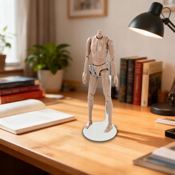 1/6 scale action figures Display stand Height-adjustable Accessories White