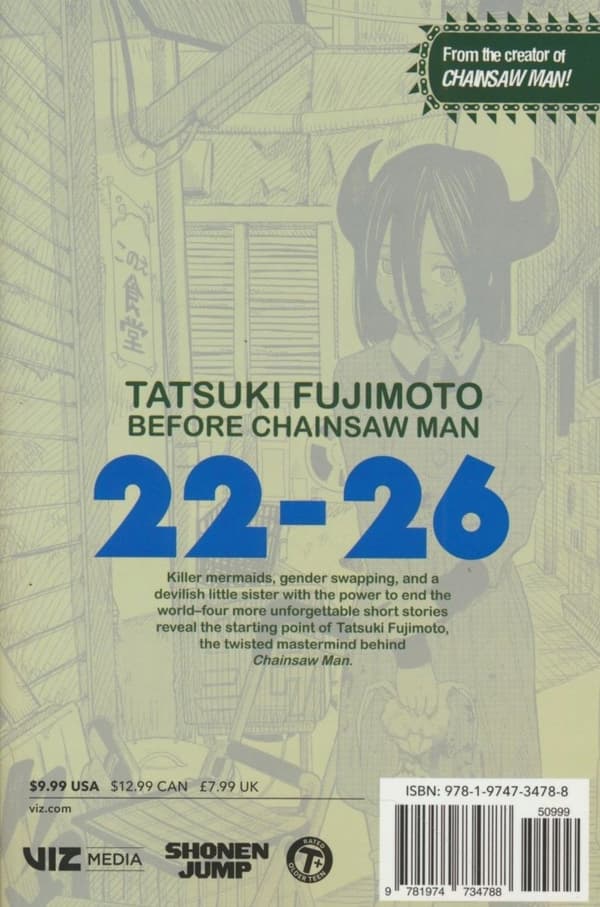 TATSUKI FUJIMOTO BEFORE CHAINSAW MAN VOL 22–26 SC A collective work