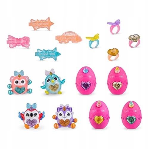 RAINBOCORNS 9243 ITZY GLITZY SURPRISE SERIES 2, COLLECTIBLE EGGS, DOUBLE PACK