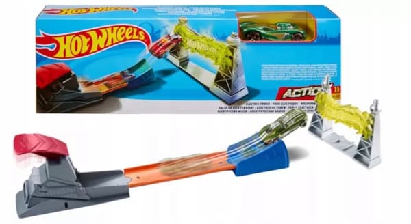 HOT WHEELS ACTION ELECTRIC TOWER CAR TRACK SET