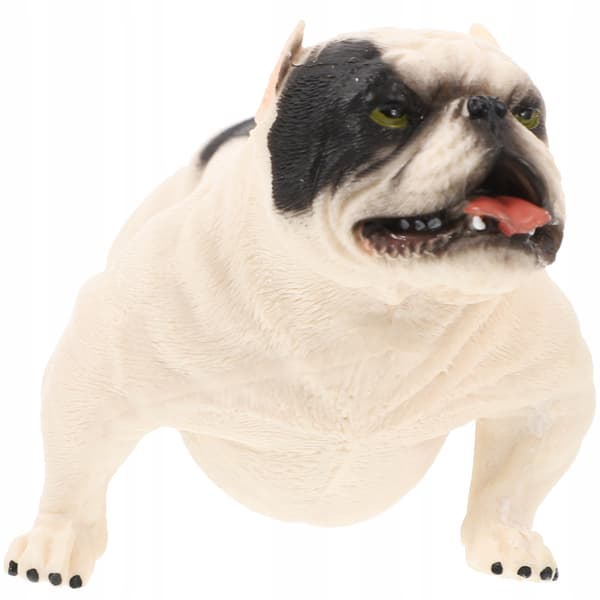 A SIMULATED MODEL OF A BULGOG DOG MADE FROM DURABLE PLASTIC