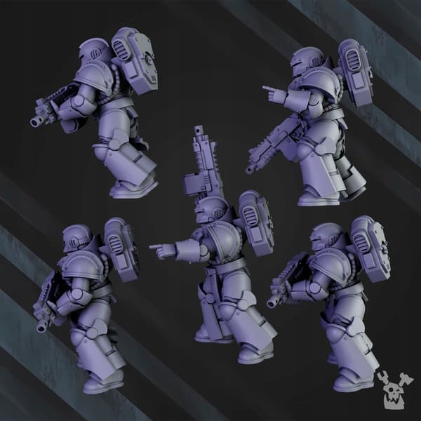 Space Knights Tactical Squad x5 DakkaDakkaStore