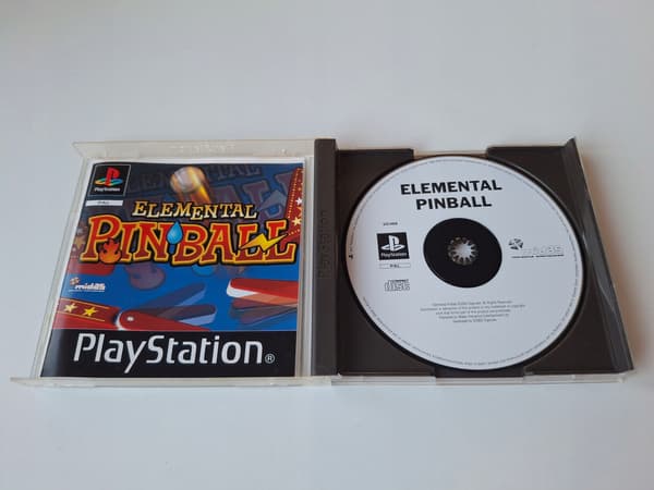 ELEMENTAL PINBALL PSX PS1 ENG