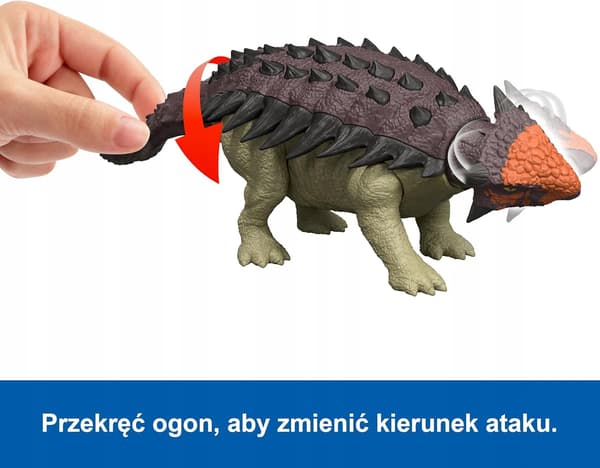 DINOSAUR FIGURINE WITH A ROAR AND MULTIDIRECTIONAL ATTACK FOR CHILDREN TO PLAY WITH