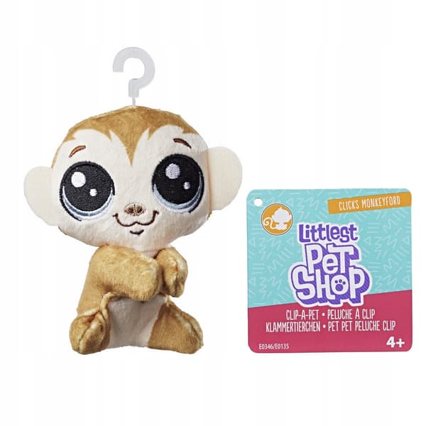 Littlest Pet Shop Monkeyford plush pin