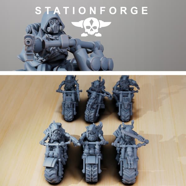 Scavenger Bikers x3 – Station Forge – 3D-utskrift