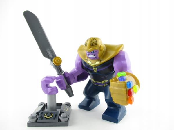 Lego 76107 @@@ THANOS minifigure @@@ + gauntlet – COMPLETE SET!