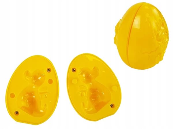 Ciastolina Dinosaur Eggs Table Set with Volcano Mould and Glowing Lava – 4 Colours