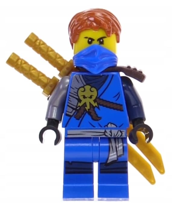 Lego Ninjago @@@ JAY + WEAPONS @@@ minifigure from set 70596