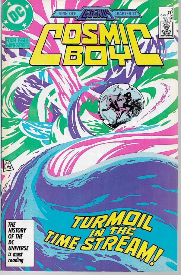 DC Cosmic Boy Comics 1–4/1986 (in English) – Complete Set