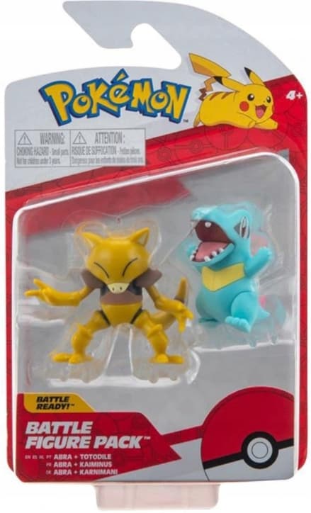POKÉMON FIGURINES – 2-PACK SET: ABRA + TOTODILE