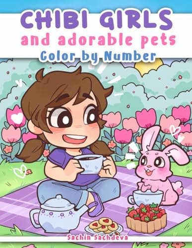 Kawaii Colouring Book: Cute Colouring Book