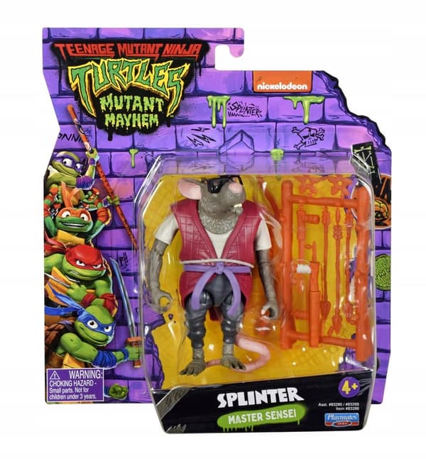 Teenage Mutant Ninja Turtles: Splinter Master Sensei figurine, 11cm