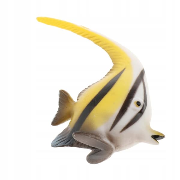Simulation Animals Model Figure Educational Toys Angel Fish, White