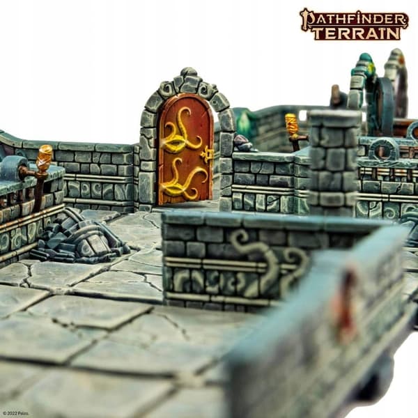 Pathfinder Terrain: Abomination Vaults – vegger i halv høyde