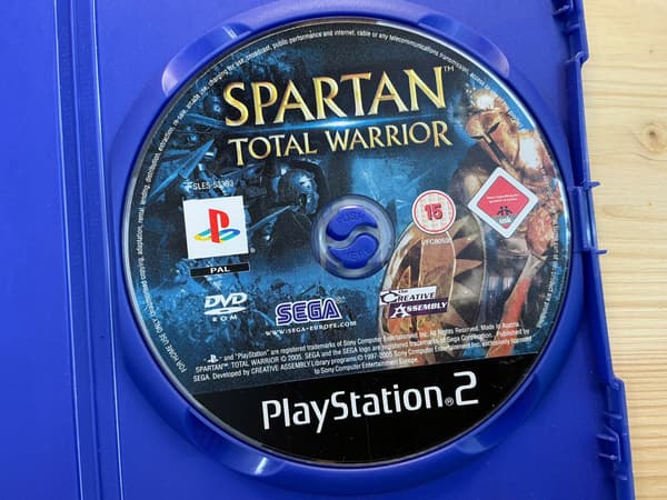 SPARTAN TOTAL WARRIOR DST+ disc for PS2