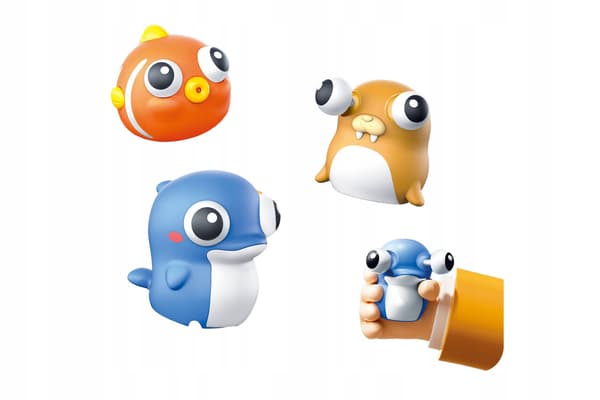7 cm squishy sea creature, set of 12