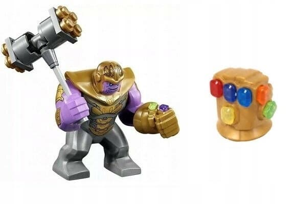 Lego Super Heroes Thanos + COMPLETE GAUNTLET 76131