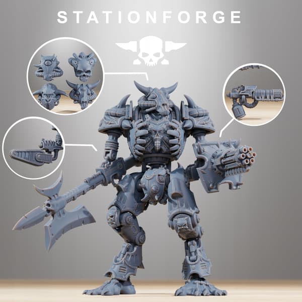 Pythonicus Armageddon – Station Forge – 3D-utskrift