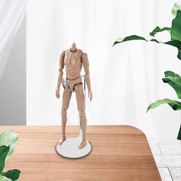 1/6 scale action figures Display stand Height-adjustable Accessories White