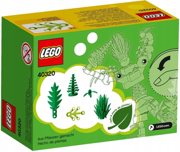 LEGO 40320 Plants Made from Plants: Christmas Tree, Spruce, Bush, Bamboo Leaf