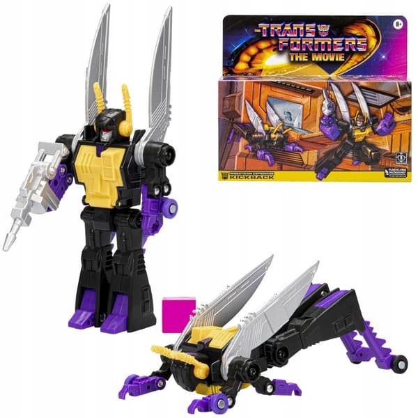 Hasbro – Transformers: The Movie: Generations: Retro Action Figure: Kickback