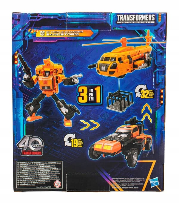 TRANSFORMERS LEGACY SANDSTORM (G1 UNIVERSE, TRIPLE CHANGER)