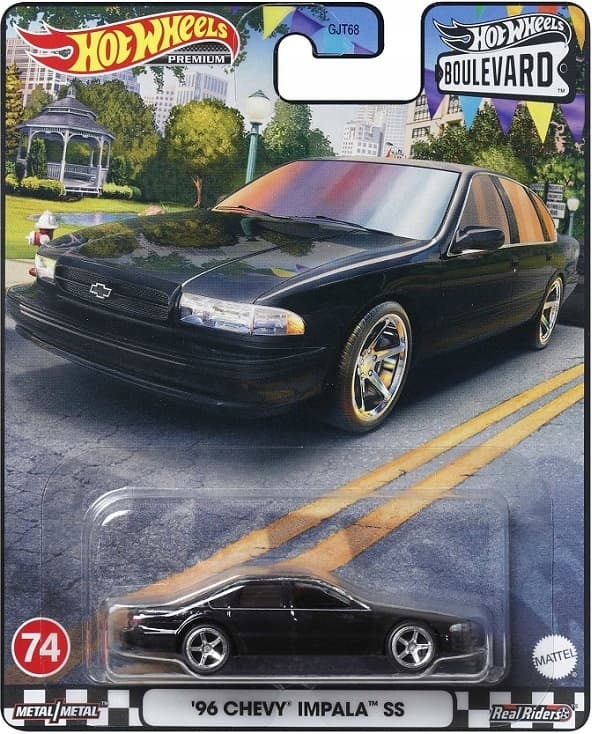 '96 CHEVY IMPALA SS HOT WHEELS PREMIUM BOULEVARD #74 model car