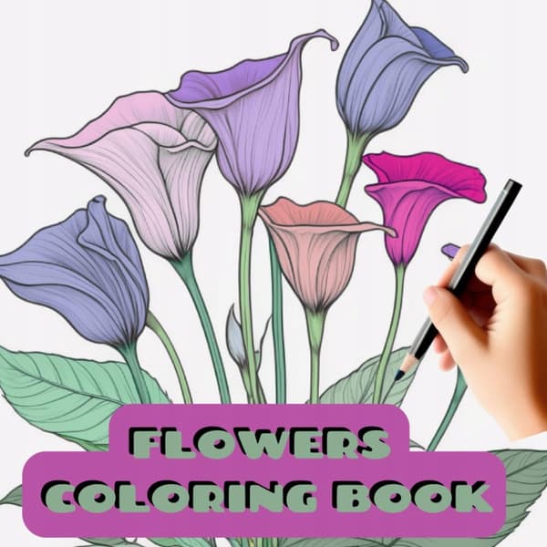 FLOWERS COLOURING BOOK (COLOURING BOOKS)