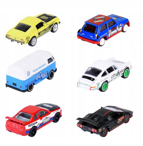 Majorette 212054102 60 Years Deluxe 6 models 1 64
