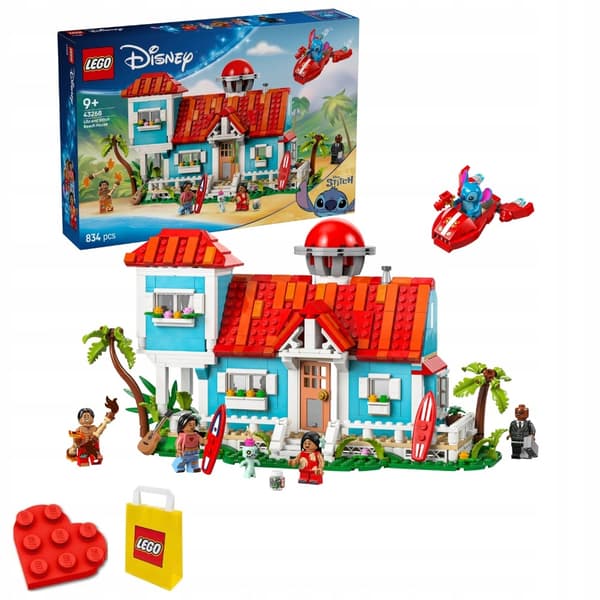 LEGO Disney 43268 Lilo & Stitch Beach House