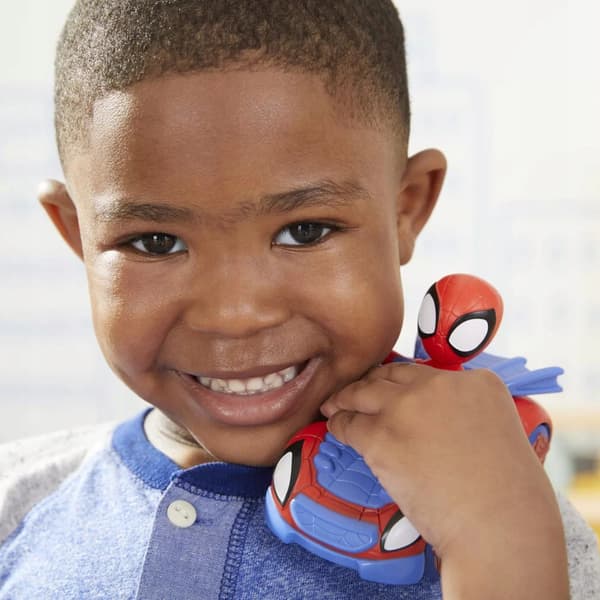 MARVEL SPIDEY AND HIS SUPER FRIENDS SPIDEY AND HULK FIGURES SET WITH VEHICLES