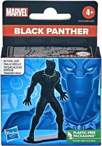 2x Hasbro Marvel Black Panther Mini Figure, 6cm