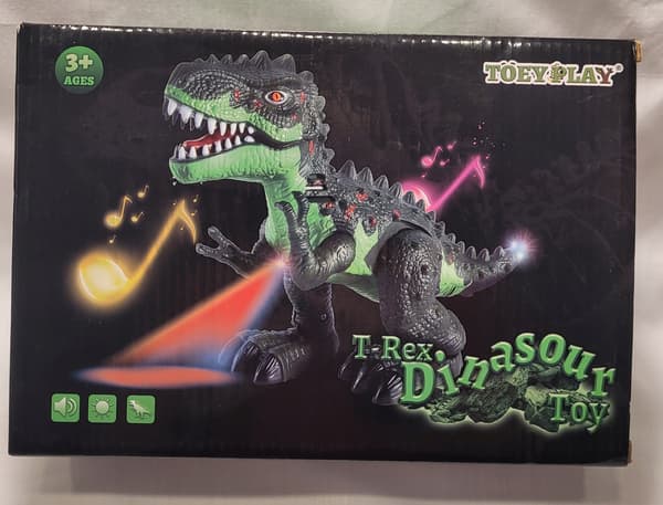 Realistic Dinosaur Figurine, Large Size, Physical and Virtual Play