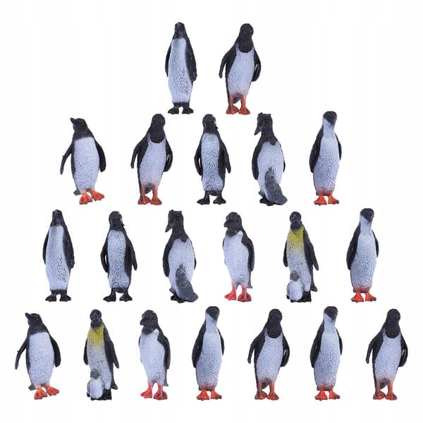 32 CREATIVE PENGUIN FIGURINES MADE FROM HIGH-QUALITY PVC