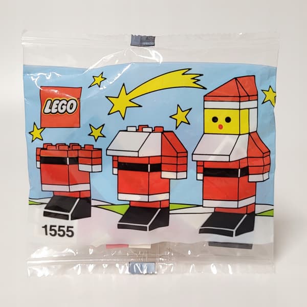 Lego Santa Claus 1555 MISB from 1986 – Basic polybag, Christmas tree gift