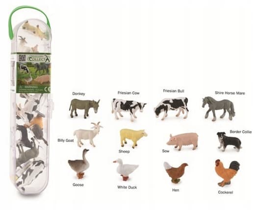 Farm Animals, Mini Box. Collecta