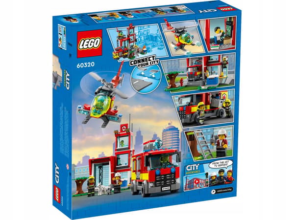 LEGO City 60320 Fire Station and Fire Engine – NEW