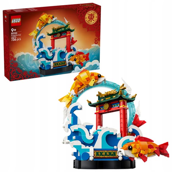 LEGO ICONS 80120 Carp Leaping Through the Dragon Gate, 9+ building set