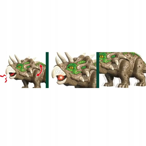 INTERACTIVE DINOSAUR: WALKS, ROARS, GLOWS, MOVING HEAD AND TAIL – PERFECT AS A GIFT
