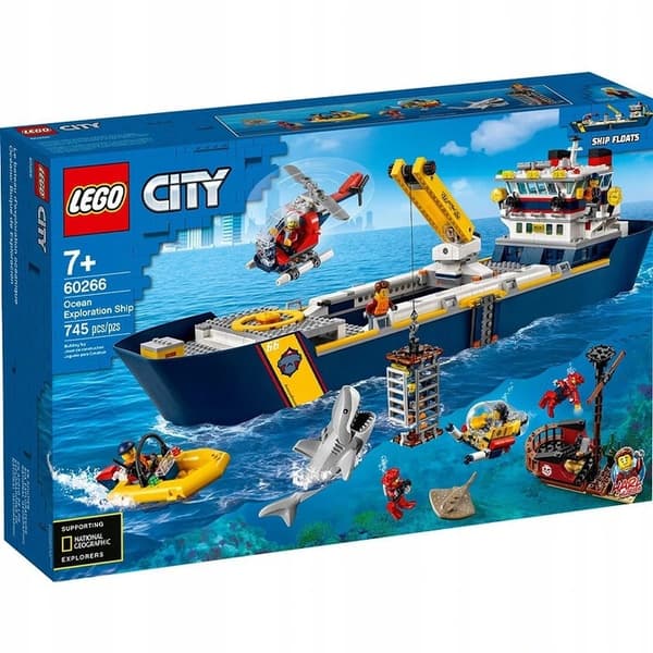 LEGO CITY 60266 Ocean Explorers’ Ship