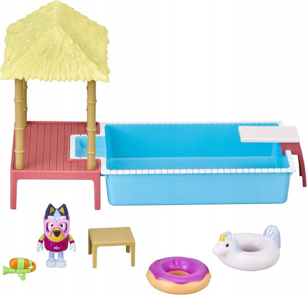 Moose Toys Bluey Pool Time Set – Bluey’s Pool Fun