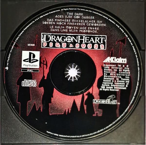 DRAGON HEART FIRE & STEEL PSX – DISC ONLY – PLEASE READ THE DESCRIPTION!