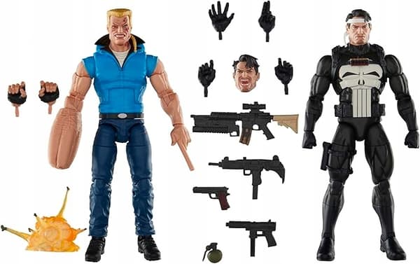 PUNISHER AND BUSHWACKER COLLECTOR’S FIGURINES, 15 CM
